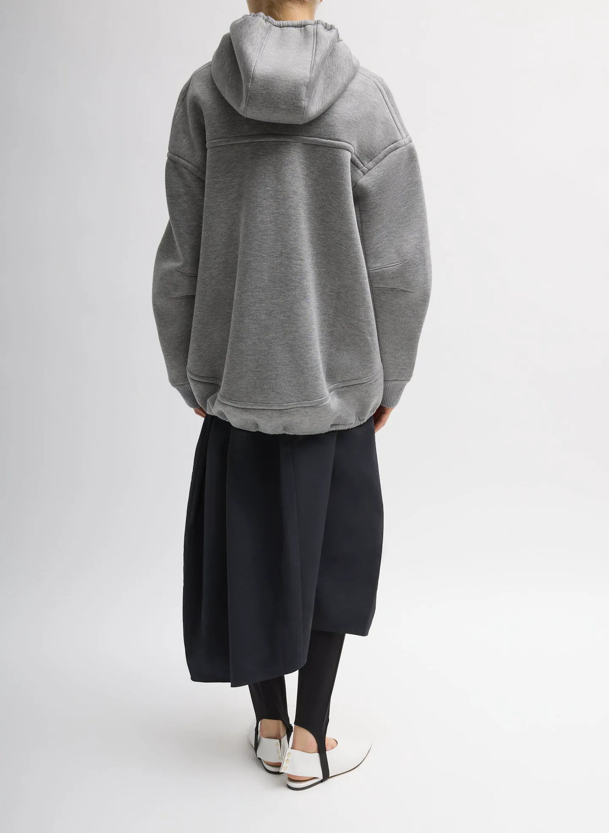 Techy Viscose Zip Up Hoodie