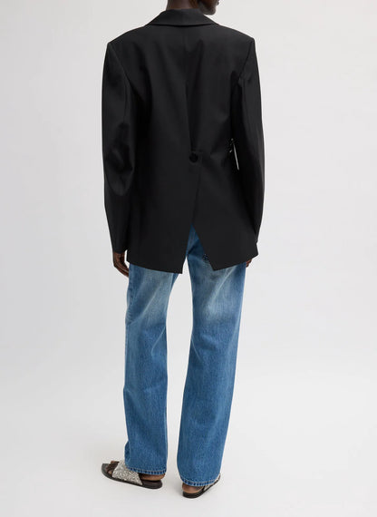 Tropical Wool Sculpted Blazer