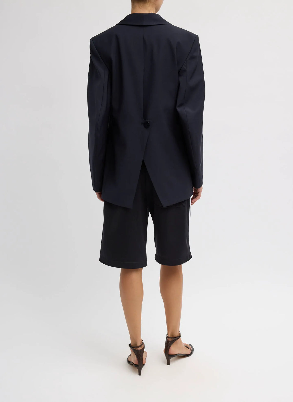 Tropical Wool Sculpted Blazer