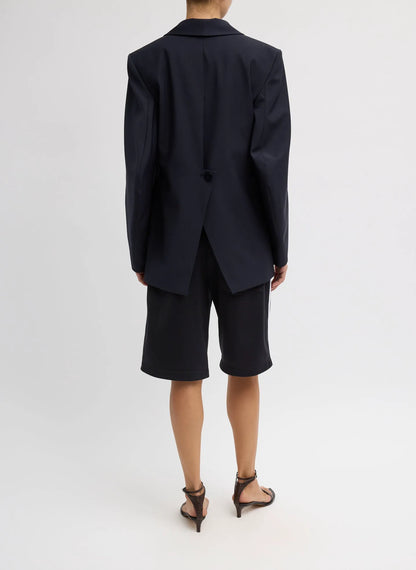 Tropical Wool Sculpted Blazer