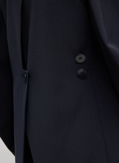 Tropical Wool Sculpted Blazer