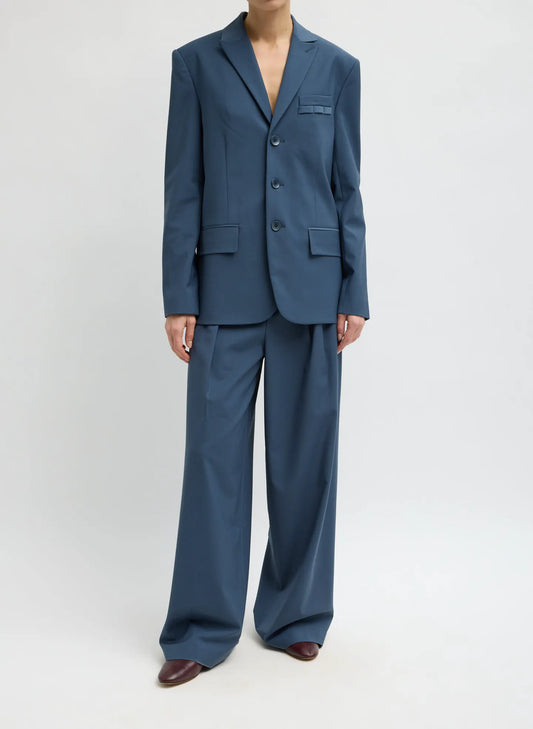 Tropical Wool Dennis Cutout Blazer