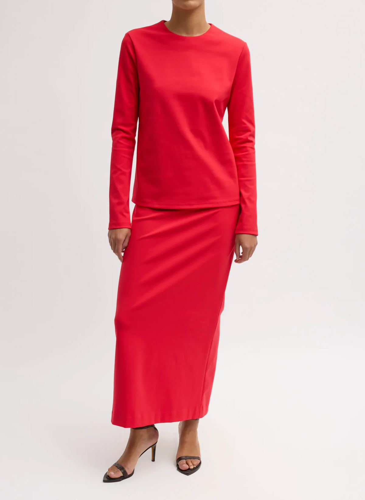Compact Ultra Stretch Knit Pencil Skirt