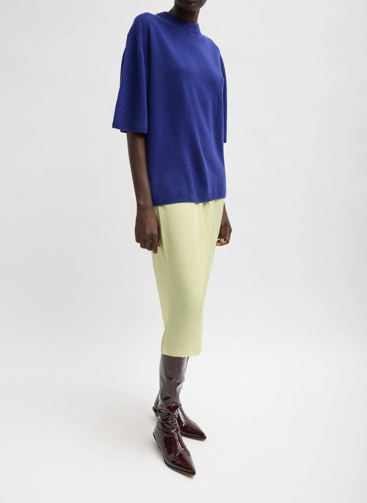Washable Cashmere Oversized Easy T-Shirt