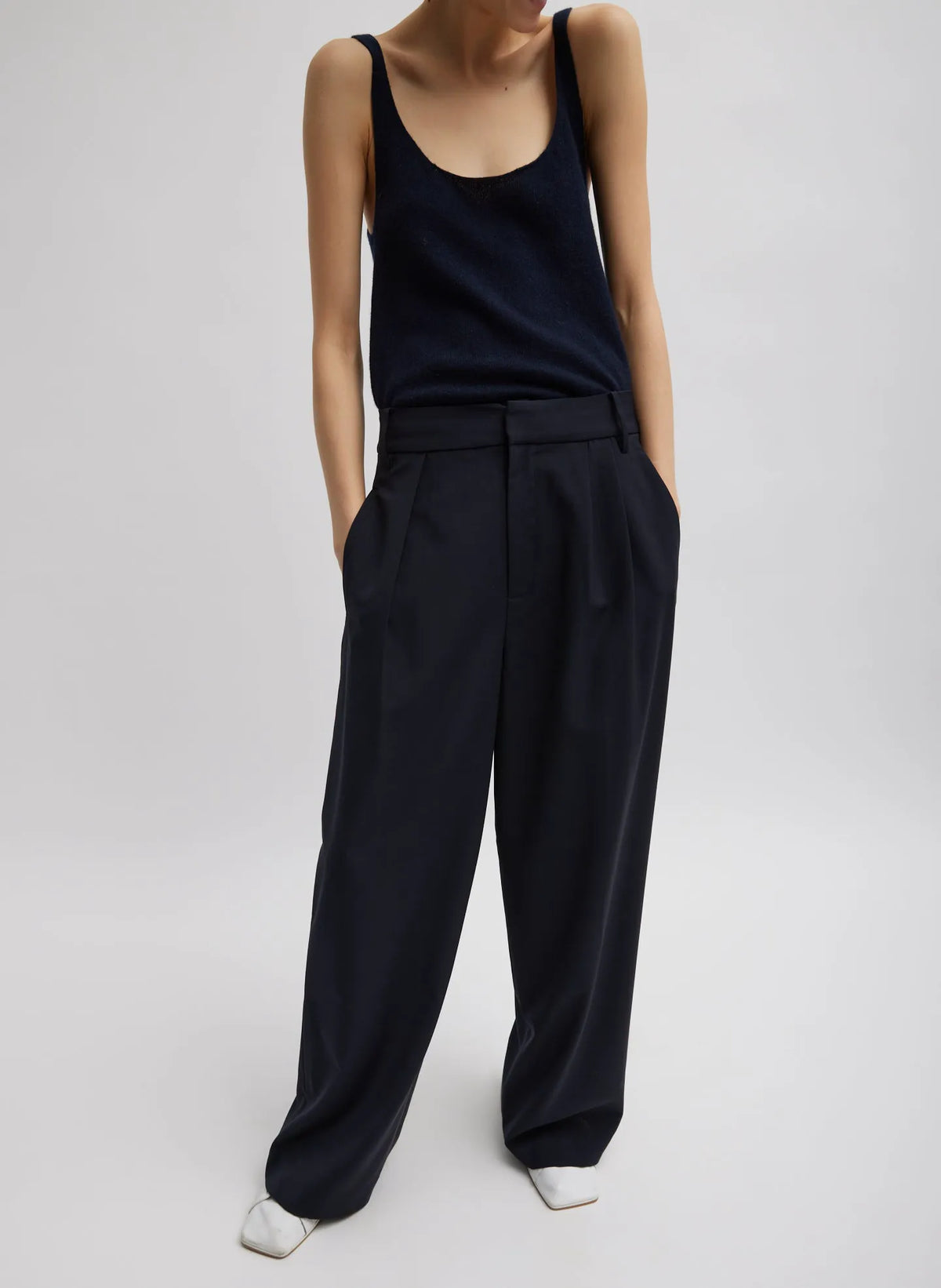 Washable Cashmere Tank Sweater