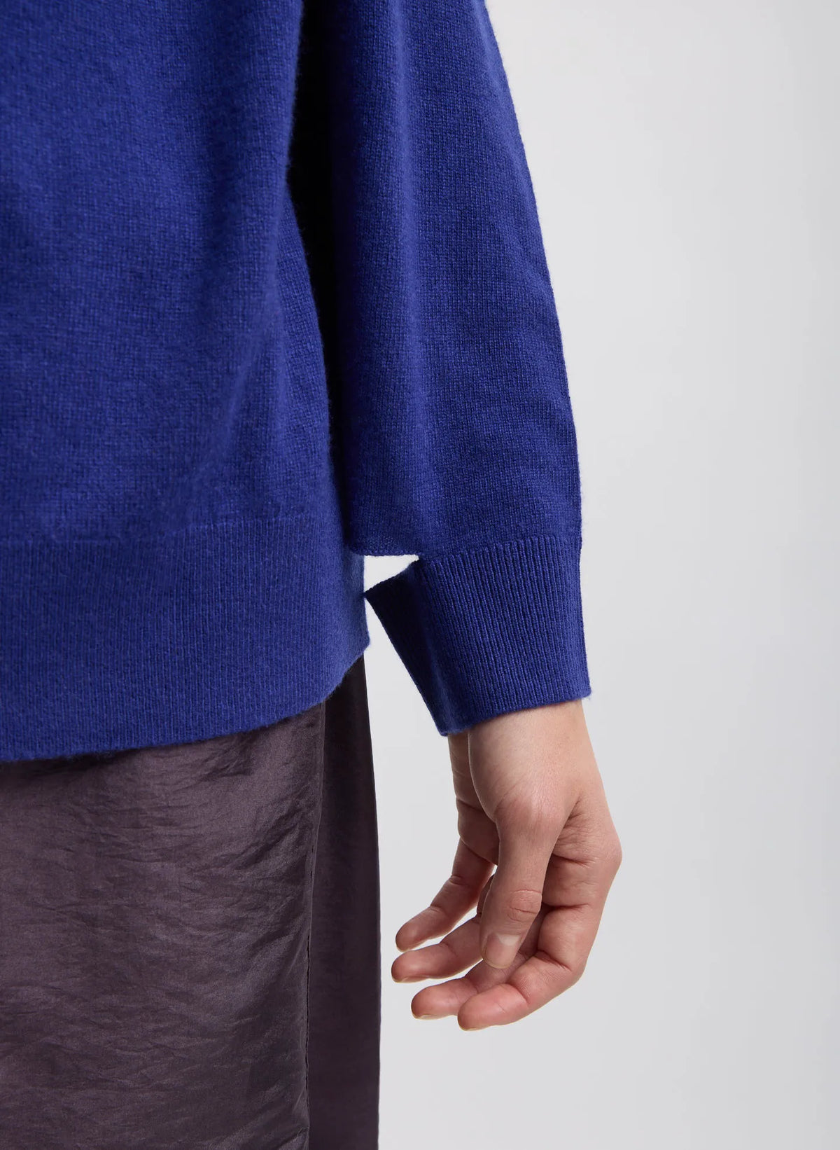 Washable Cashmere Easy Polo Sweater