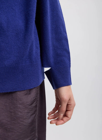 Washable Cashmere Easy Polo Sweater