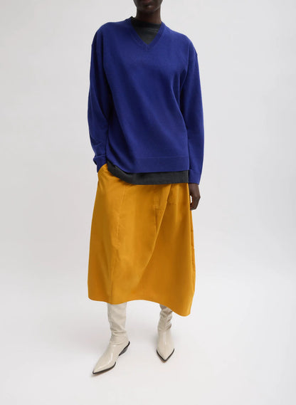 Washable Cashmere Easy V-Neck Sweater