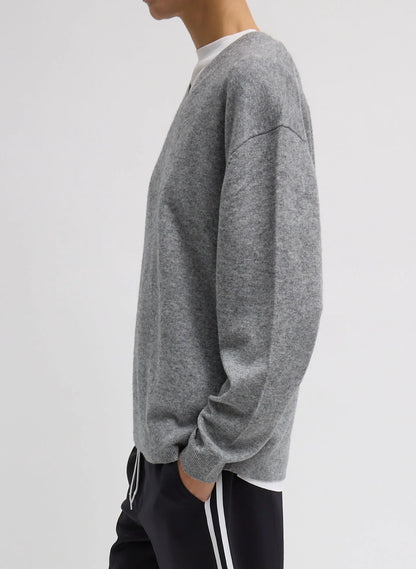 Washable Cashmere Easy V-Neck Sweater