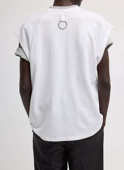 Light Weight Sweatshirting Sleeveless Easy Top