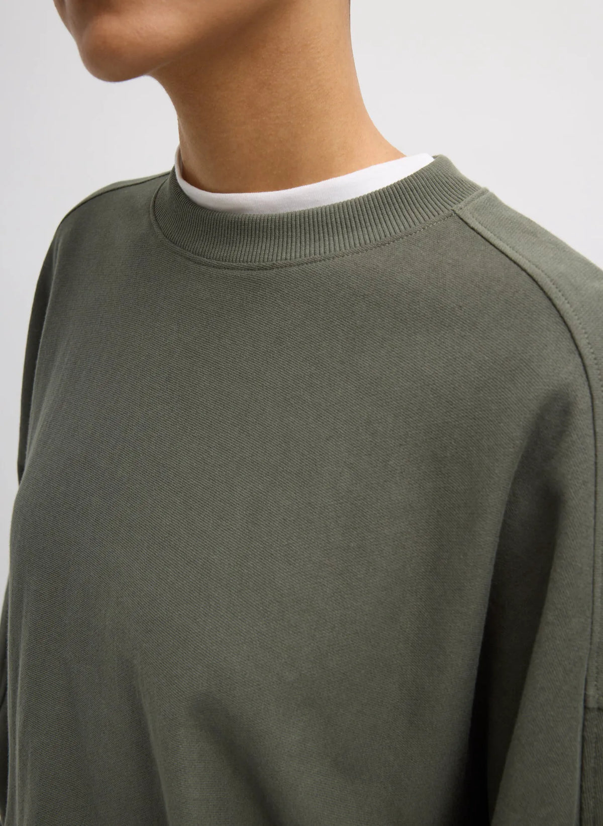Light Weight Sweatshirting Crewneck Sweatshirt