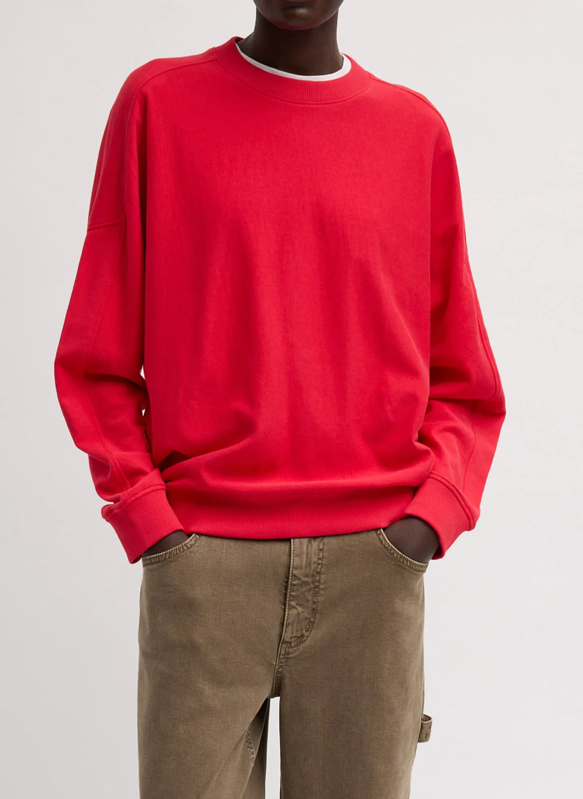 Light Weight Sweatshirting Crewneck Sweatshirt