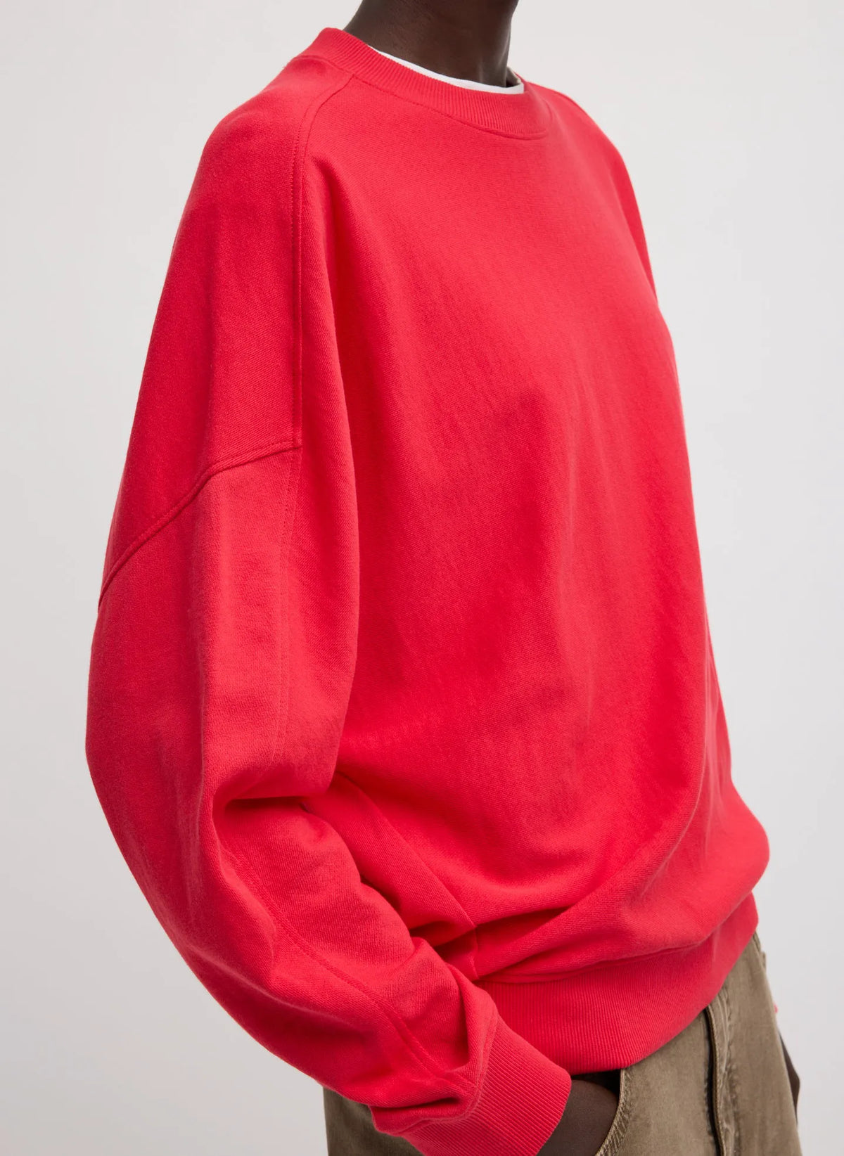 Light Weight Sweatshirting Crewneck Sweatshirt