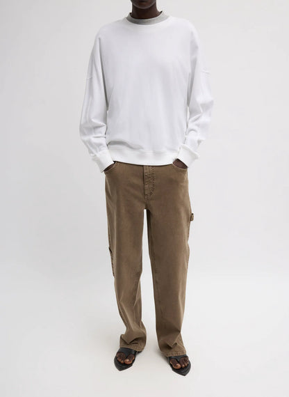 Light Weight Sweatshirting Crewneck Sweatshirt