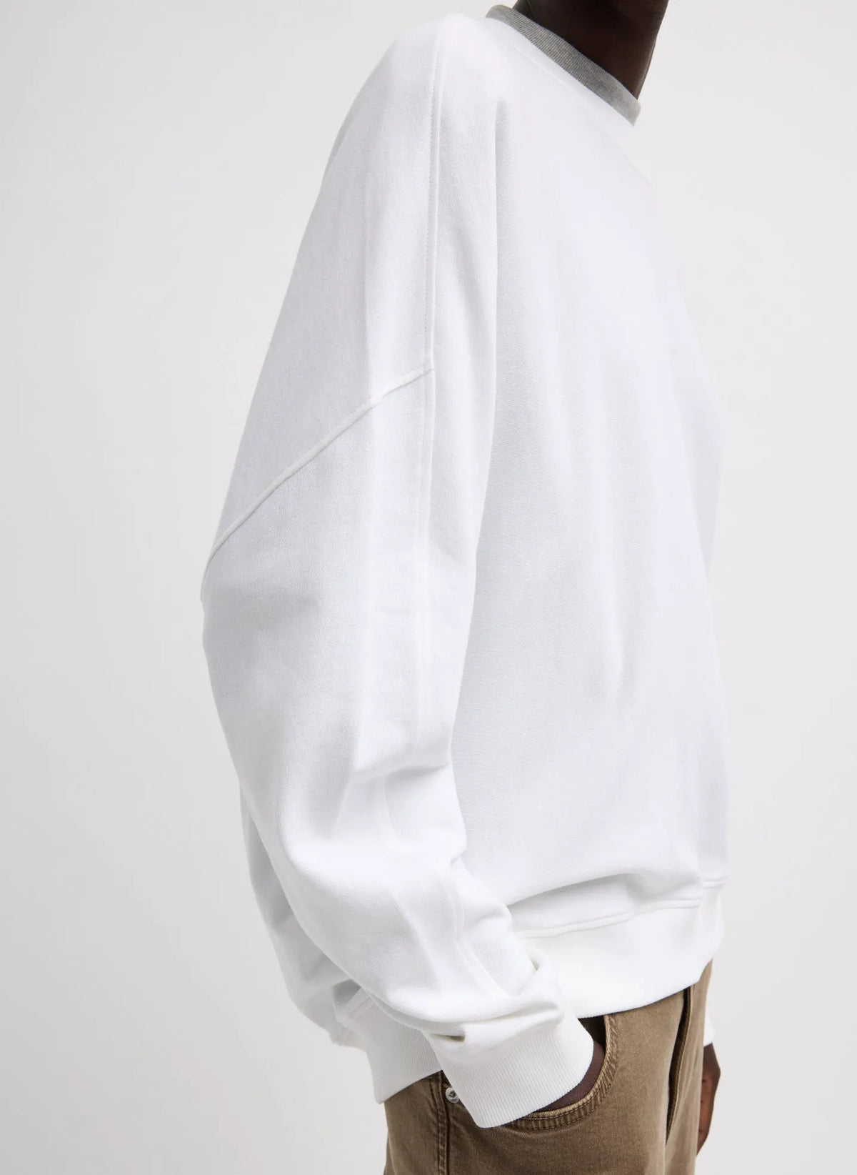Light Weight Sweatshirting Crewneck Sweatshirt