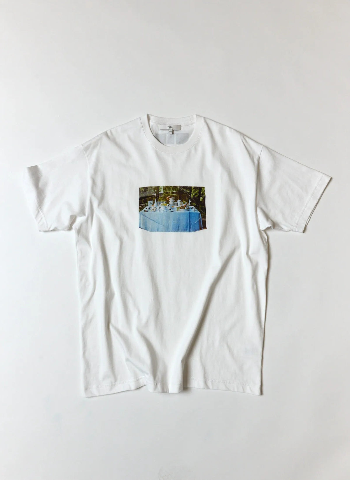 Tibi Creative Lab Supper Print T-Shirt