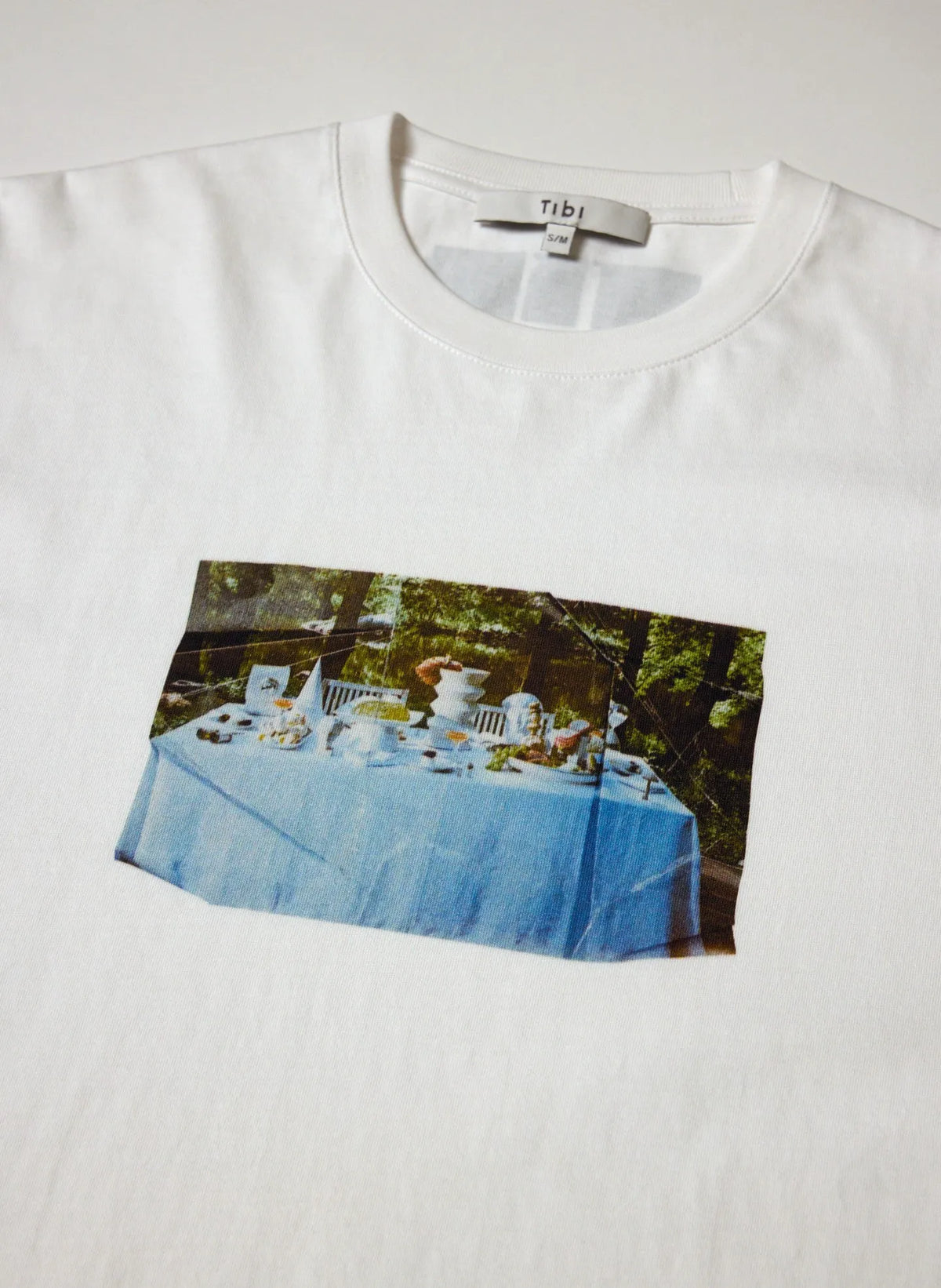 Tibi Creative Lab Supper Print T-Shirt