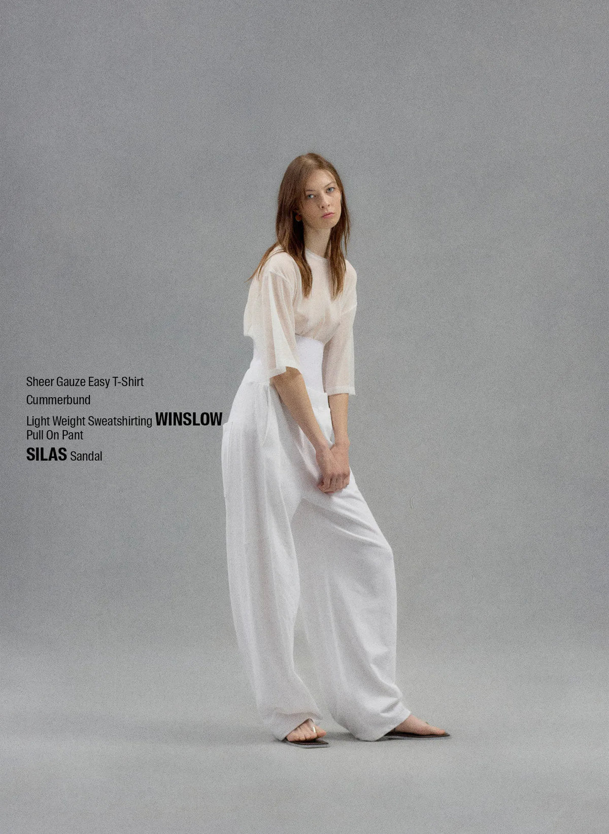 Sheer Gauze Easy T-Shirt