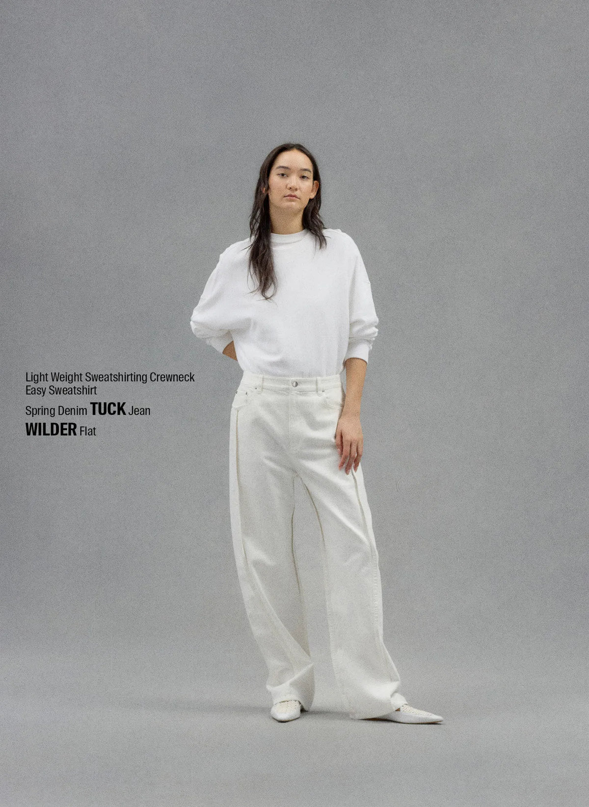 Spring Denim Tuck Jean