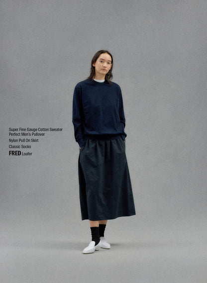 Nylon Pull On Full Skirt