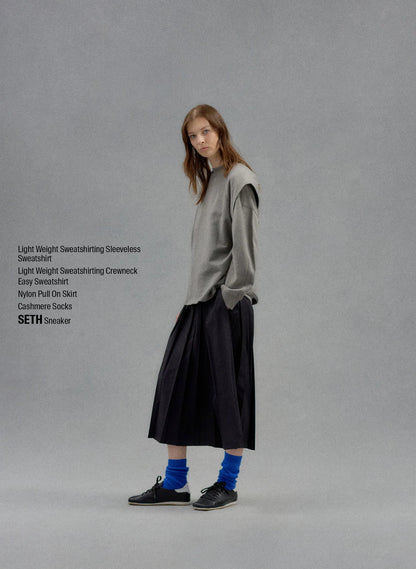 Light Weight Sweatshirting Sleeveless Easy Top