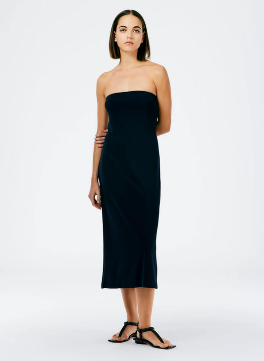 Harlow Jersey Strapless Midi Dress