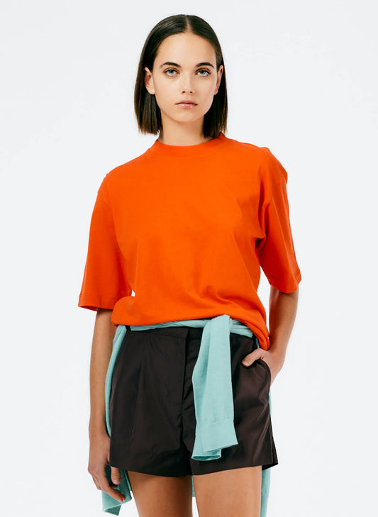 Mock Neck Unisex T-Shirt