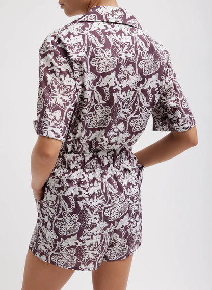 Recycled Nylon Batik Pull On Shorts