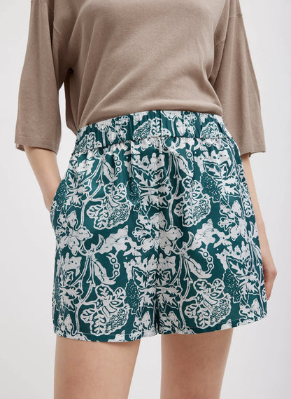Recycled Nylon Batik Pull On Shorts