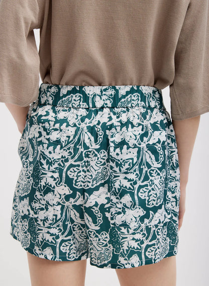 Recycled Nylon Batik Pull On Shorts