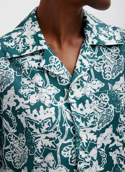 Recycled Nylon Batik Camp Shirt