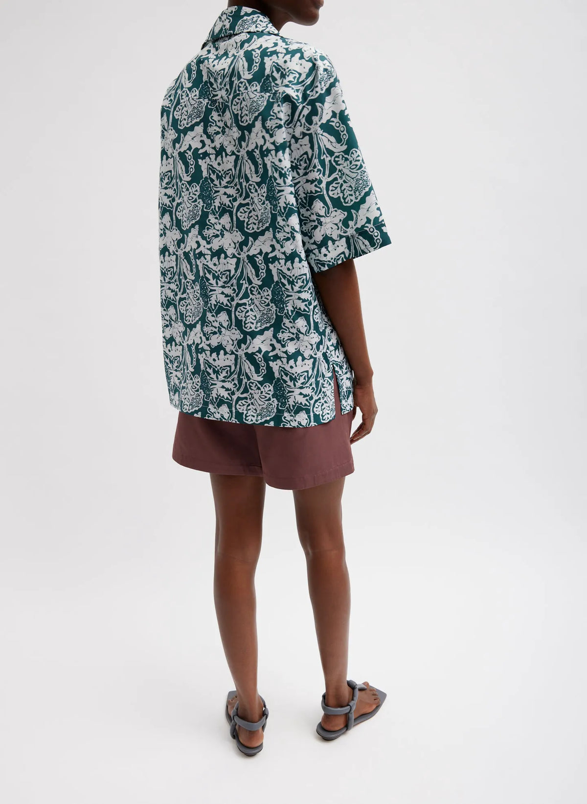 Recycled Nylon Batik Camp Shirt