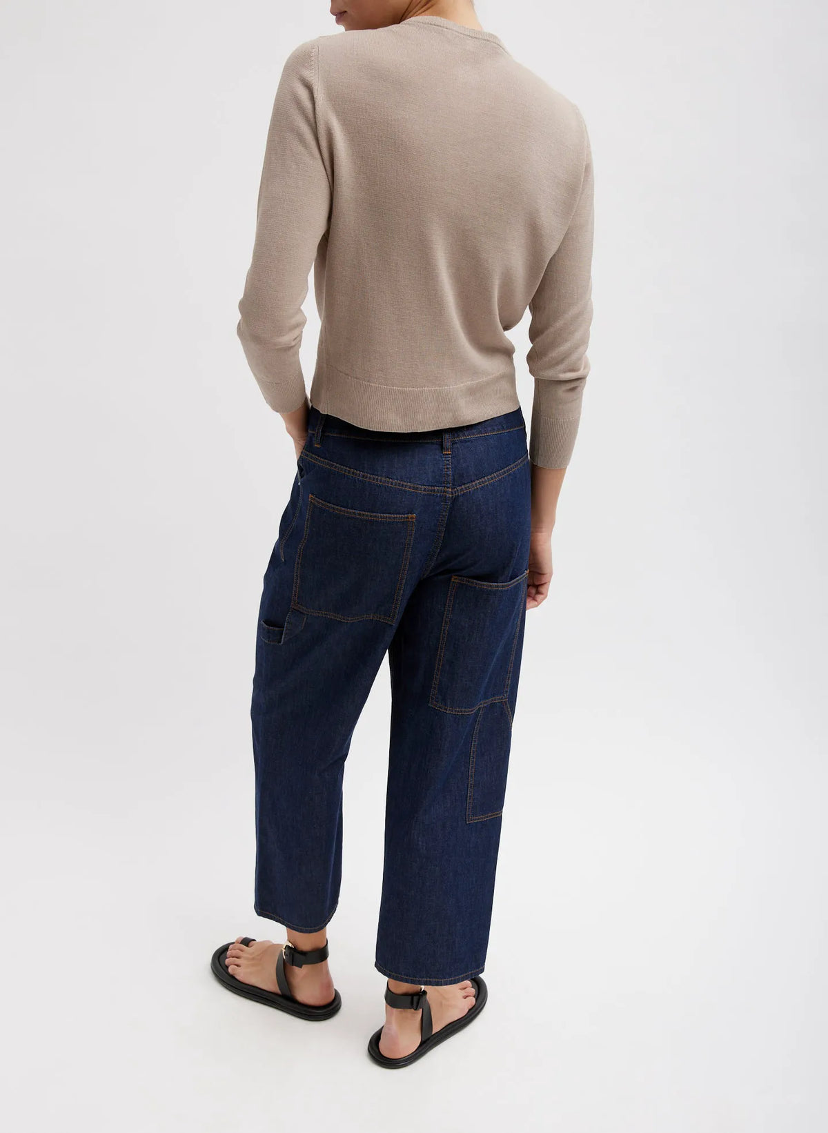 Crispy Sweater Shrunken Cardigan