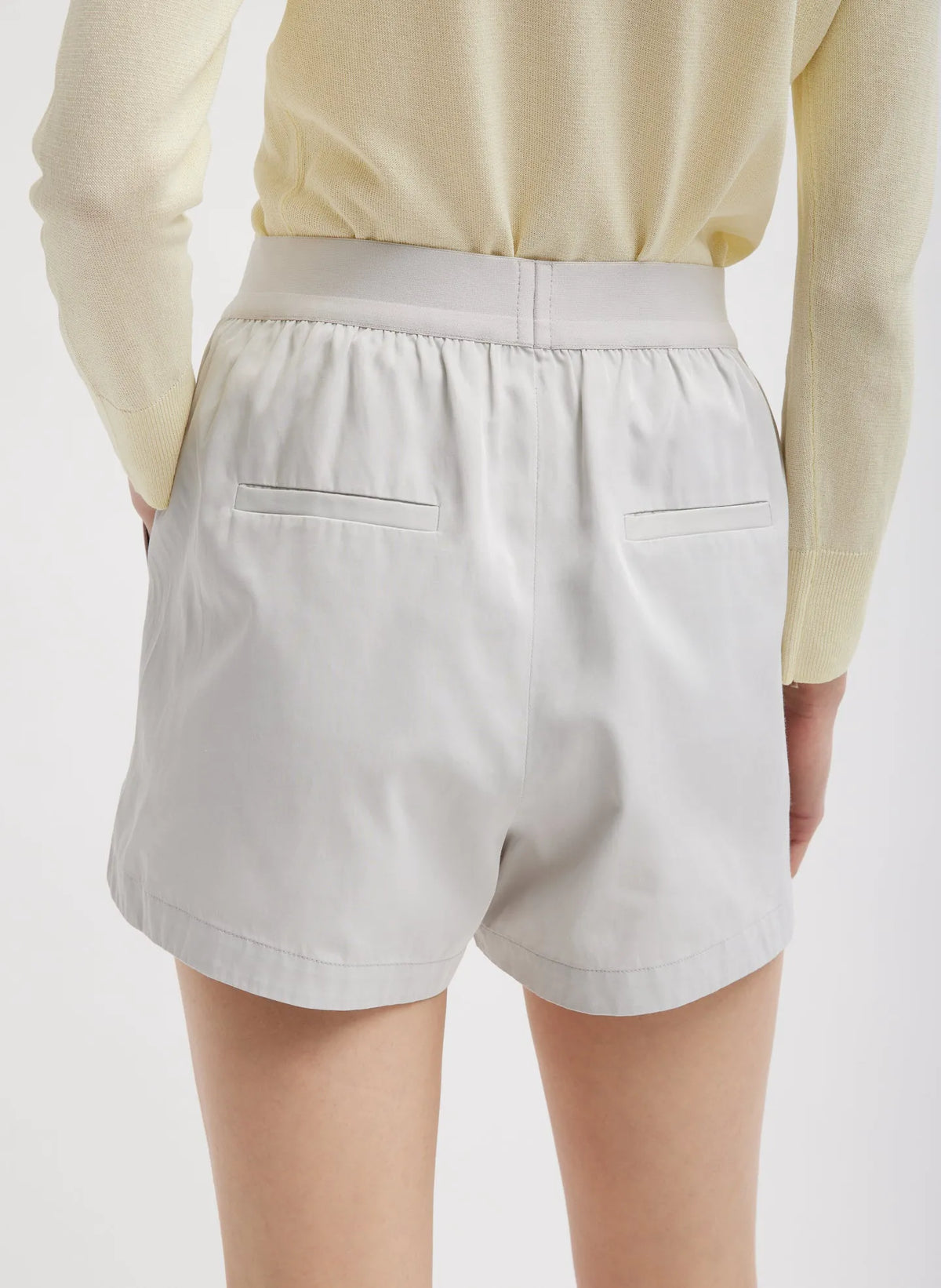 Drapey Suiting Pull On Short