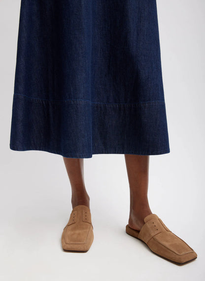 Summer Denim Circle Skirt
