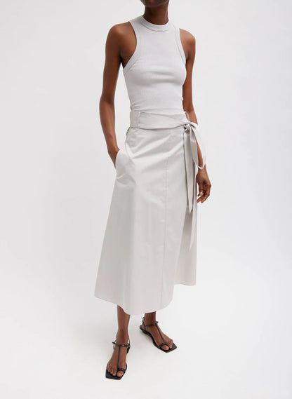 Ribbed T-Shirt Cropped Tank