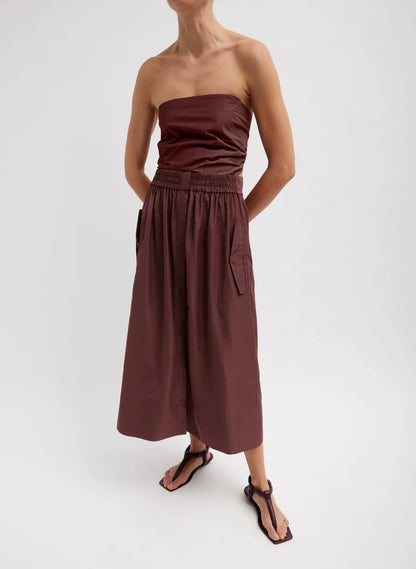 Italian Sporty Nylon Full Skirt