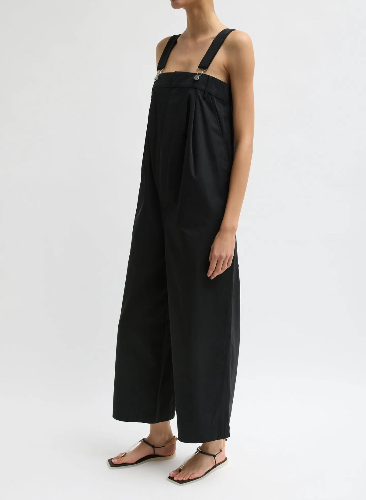 Bio Twill Overall Wide Leg Pant