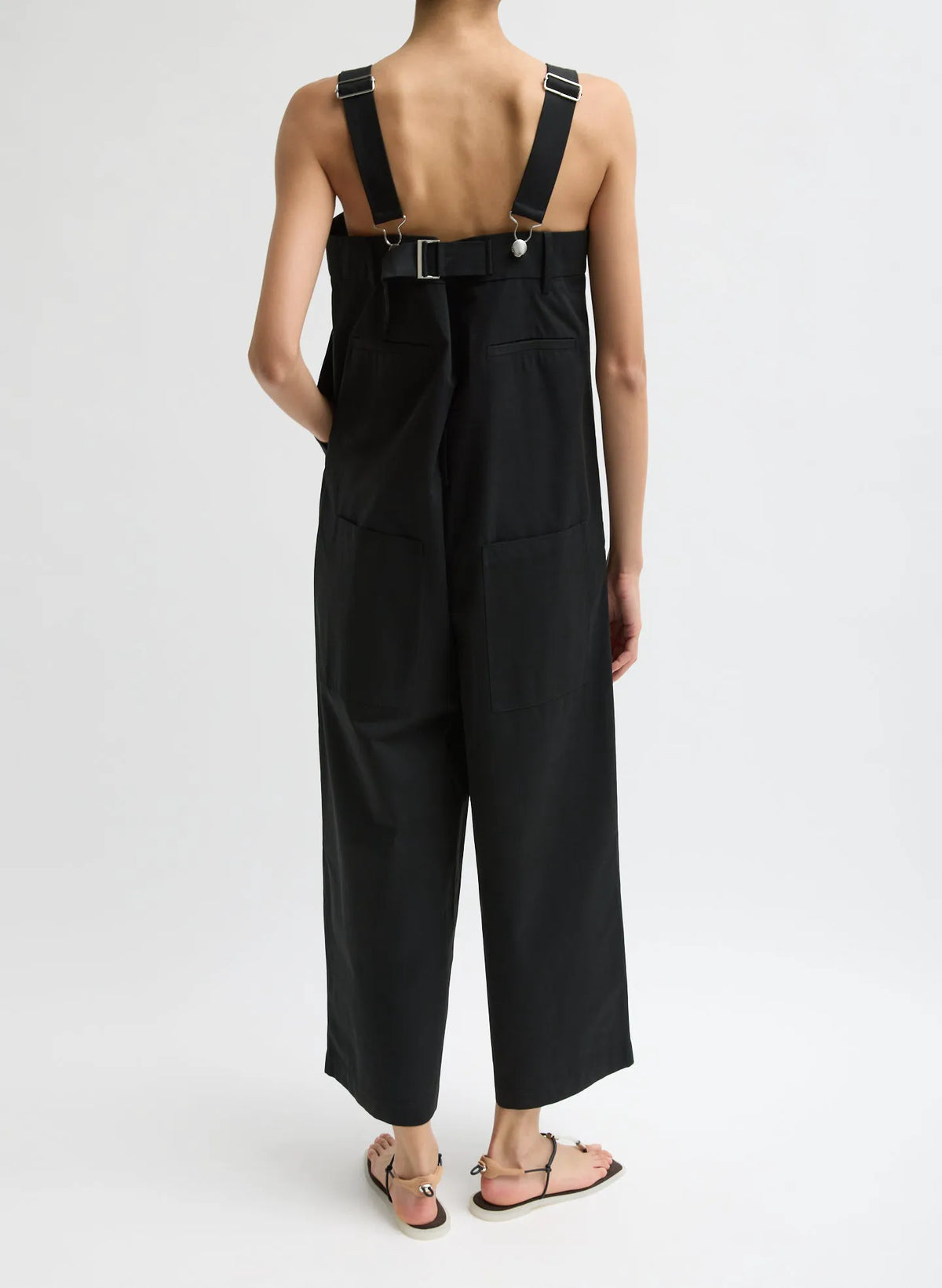 Bio Twill Overall Wide Leg Pant
