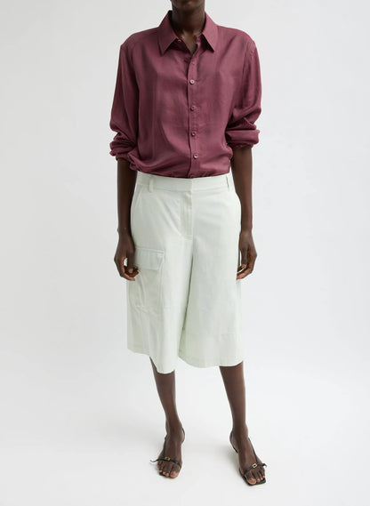 Drapey Suiting Cargo Short