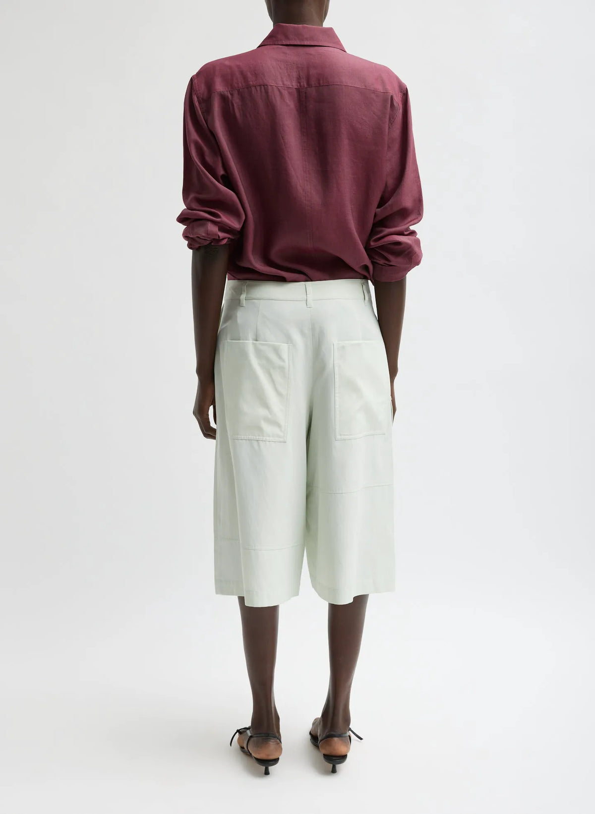 Drapey Suiting Cargo Short