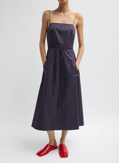 Eco Poplin Strappy Dress