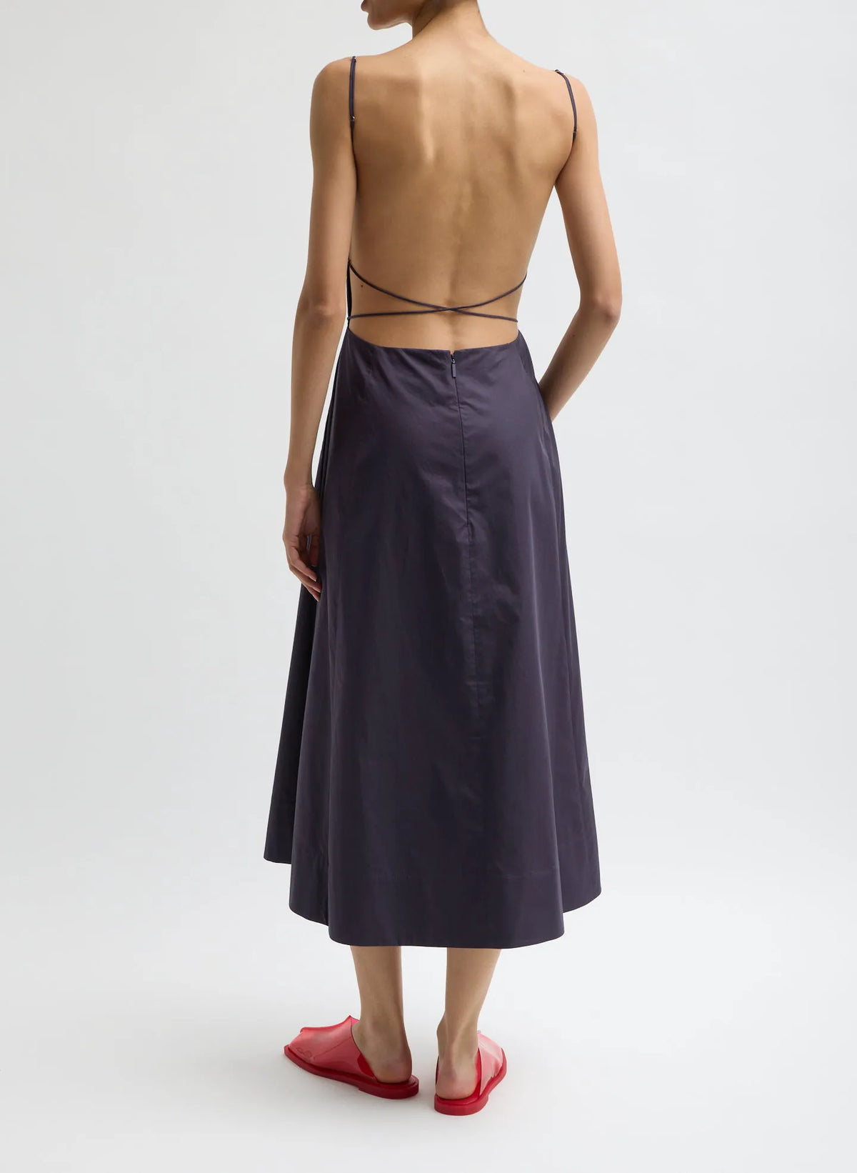 Eco Poplin Strappy Dress