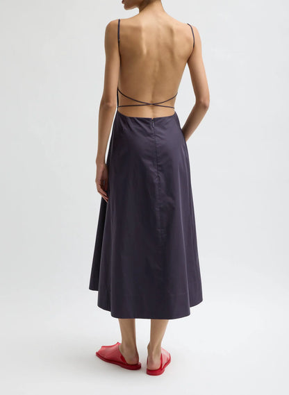 Eco Poplin Strappy Dress