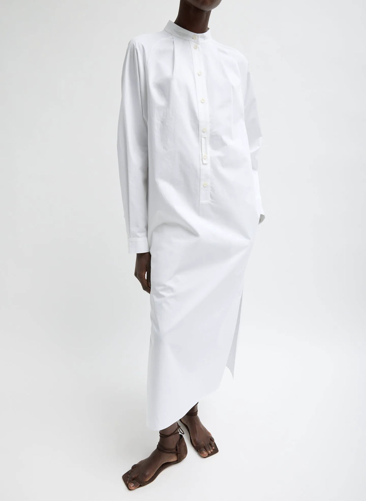 Eco Poplin Maxi Shirtdress