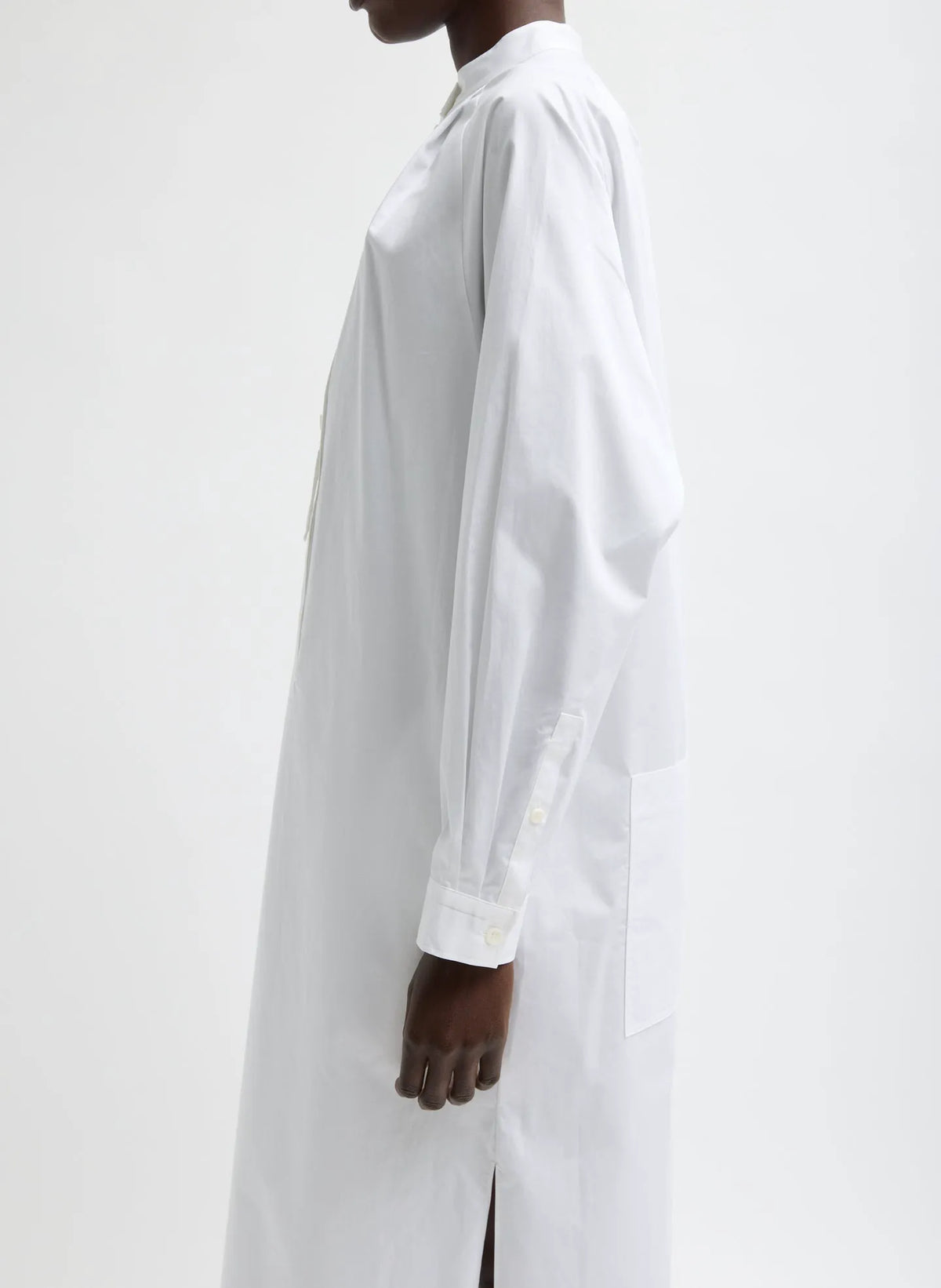 Eco Poplin Maxi Shirtdress