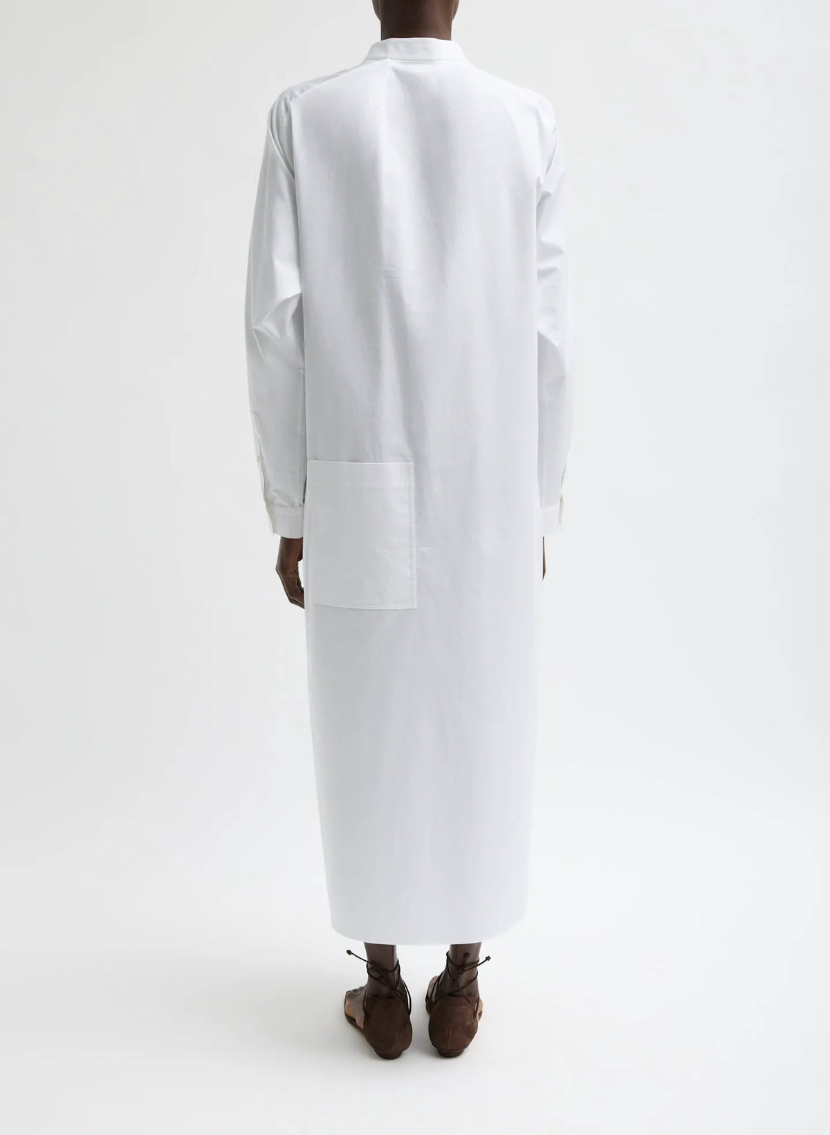 Eco Poplin Maxi Shirtdress
