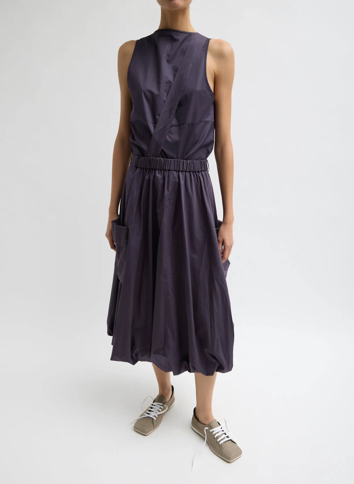 Eco Poplin Pull On Bubble Skirt