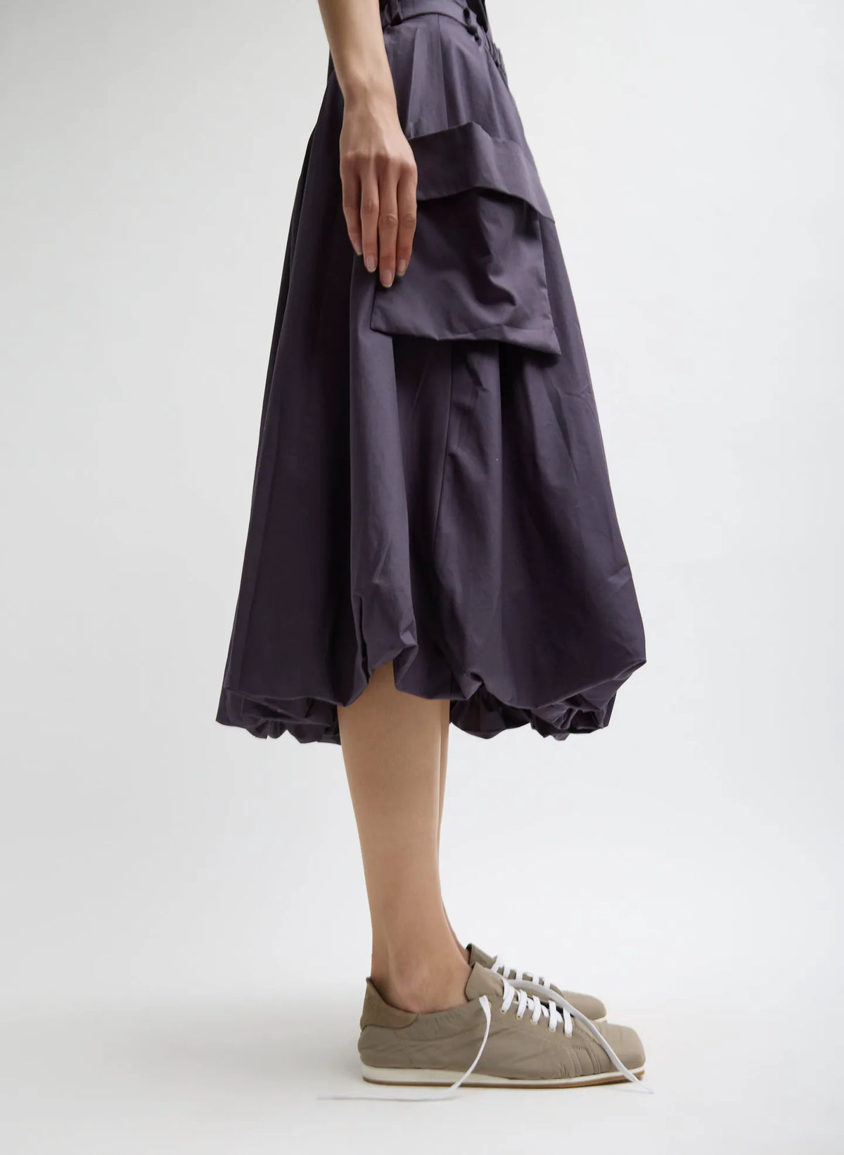 Eco Poplin Pull On Bubble Skirt