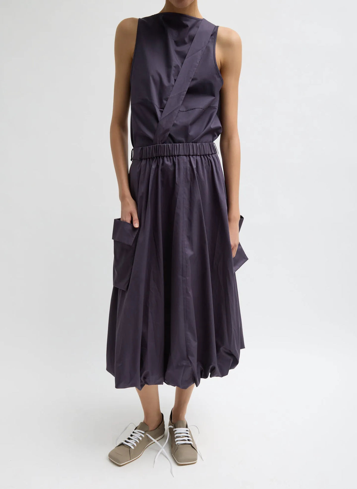 Eco Poplin Pull On Bubble Skirt